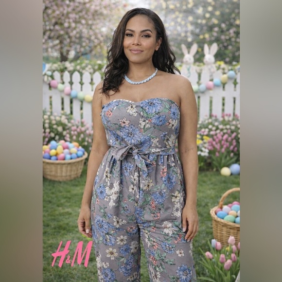 H&M Pants - H&M Multicolor Floral Blouse